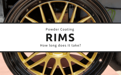 How long does it take to powder coat wheels?