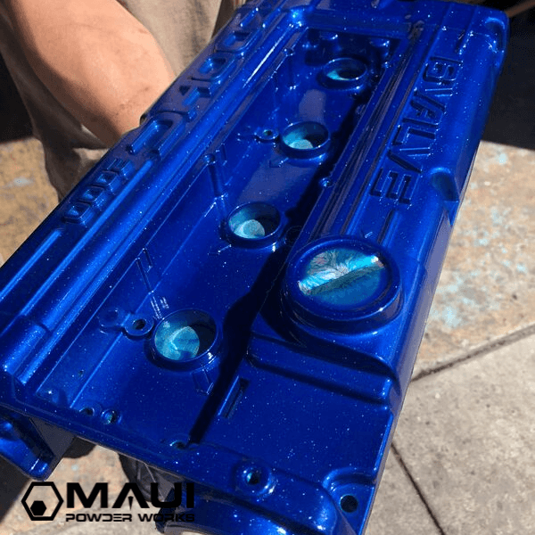 Shimmer Candy Blue valve cover