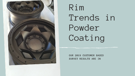 Rim trends in powder coating automobile wheels