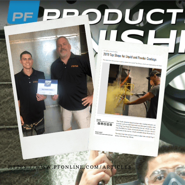 Product Finishing Magazine article featuring Ross Scott Maui Powder Works