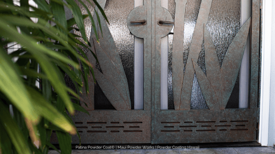 Patina house main door frame