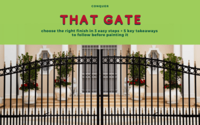 Home Building 101: How To Conquer That Gate